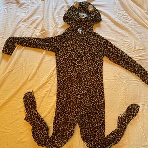 Joe Boxer size small cheetah pajamas costume